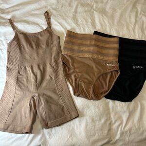 Bodysuit Shapewear & Bebe tummy control underwear bundle